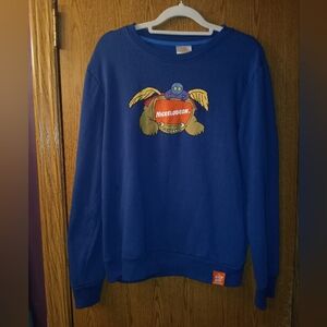 Never Worn Nickelodeon Vintage Bumper Logo Sweatshirt Small. Washed Only